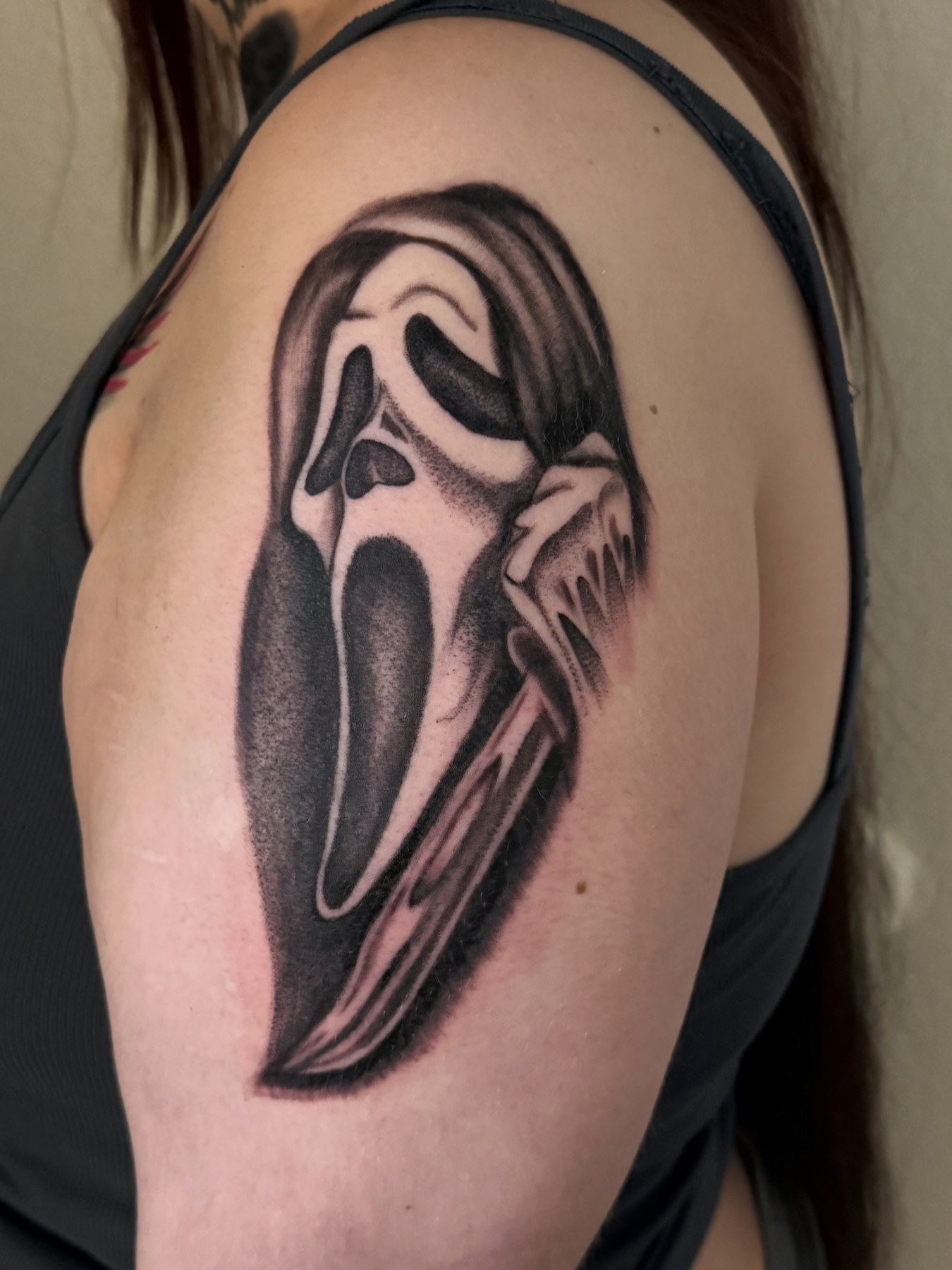 Ghostface tattoo